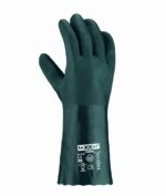 teXXor® topline Chemikalienschutz-Handschuh PVC GRÜN – Bild 2