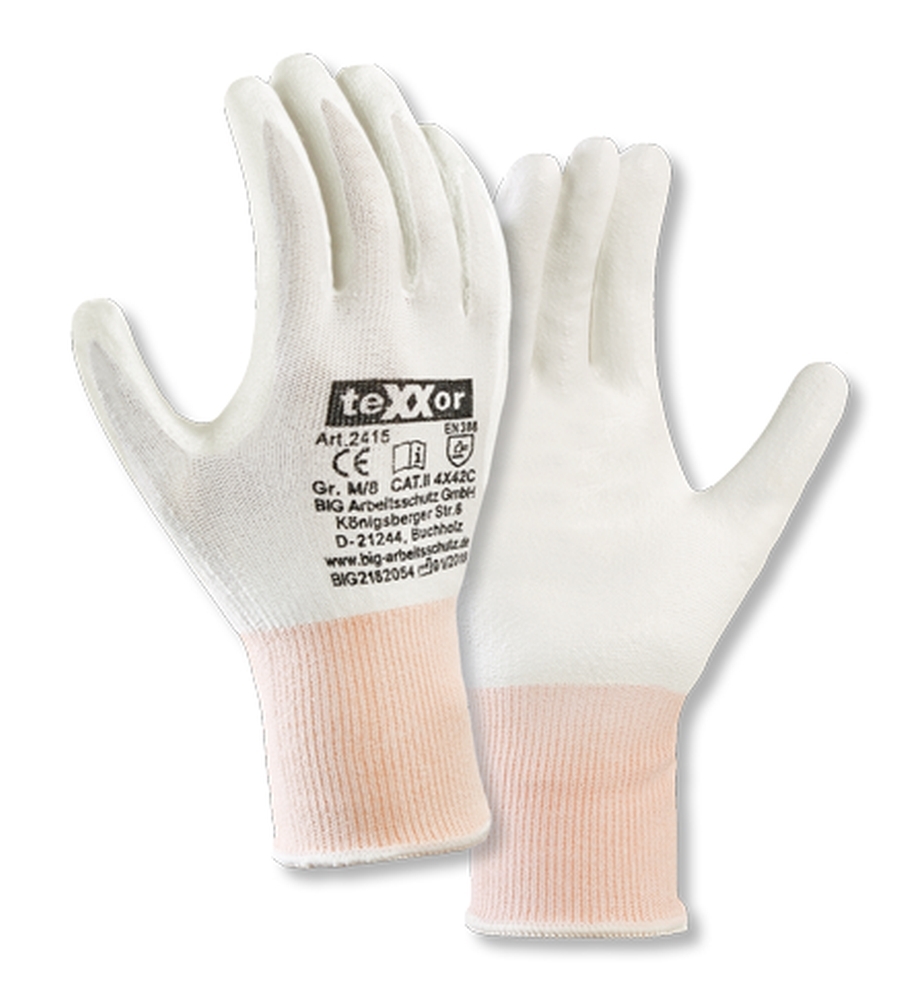 2415.jpg teXXor® Schnittschutz-Strickhandschuhe PU-BESCHICHTUNG – Bild 1