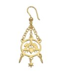 FHB AARON Ohrhänger Maurer, gold