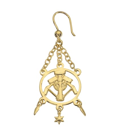 ALBRECHT-99530-81-front_web.jpg FHB ALBRECHT Ohrhänger Steinsetzer, gold – Bild 1