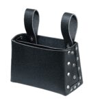 FHB ARMIN Nageltasche doppelt genietet, schwarz