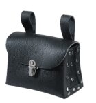 FHB BASTIAN Nageltasche doppelt genietet mit Klappe, schwarz