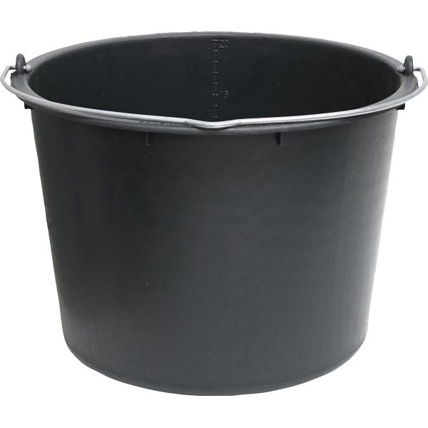 EIMER20.jpg Baueimer schwarz 12L (Mörteleimer) – Bild 1