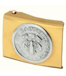 FHB EINHARDT Koppelschloss Steinsetzer, gold