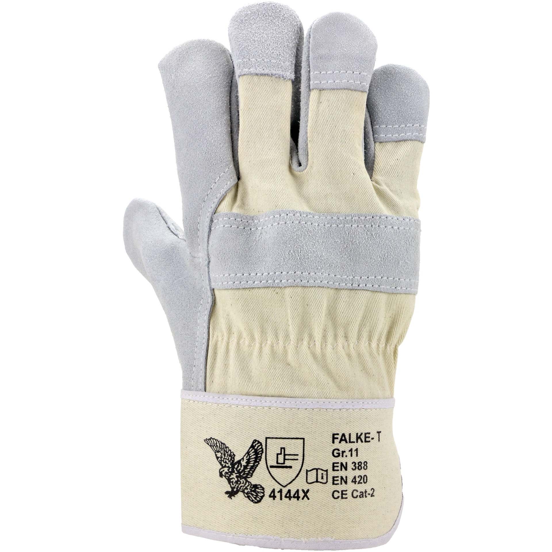 FALKE-T_1.jpg Rindspaltleder-Handschuh FALKE-T – Bild 1