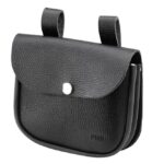 FHB GOTTFRIED Nageltasche doppelt, mit Klappe, schwarz