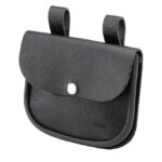 FHB HARTWIG Nageltasche einfach, mit Klappe, schwarz