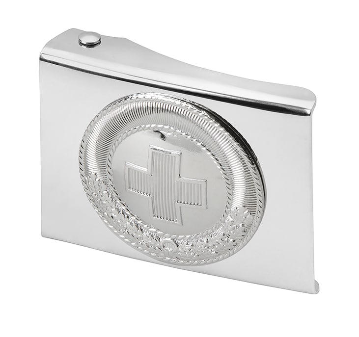 HENRY-872243-81-front_web.jpg FHB HENRY Koppelschloss DRK, silber – Bild 1