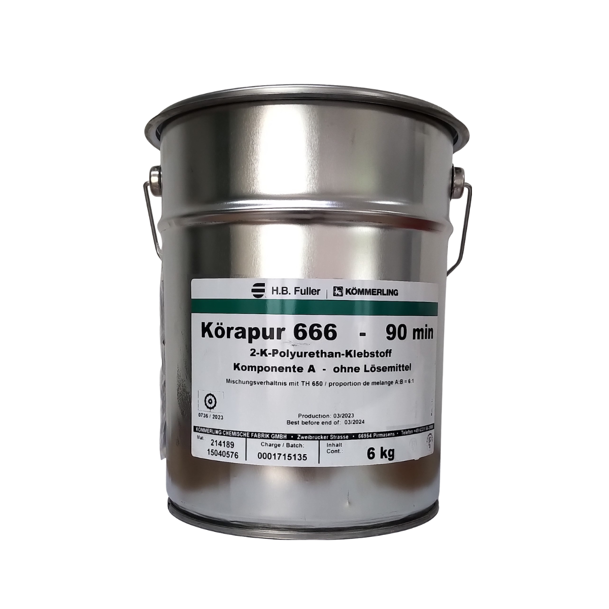 Industriekleber Koerapur 666_90 Gebinde 6kg Koerapur 666/90 Gebinde 6kg – Bild 1