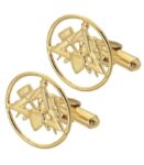 FHB MATTI Manschettenknöpfe Maurer, gold