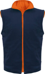 Warnschutz,Parka 5 in 1, leuchtorange-marine – Bild 2