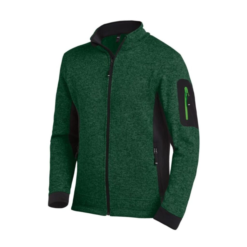 FHB Christoph Strickfleecejacke grün